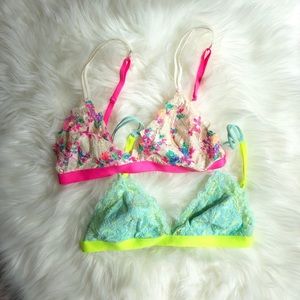 2 lace PINK Victoria’s Secret bras